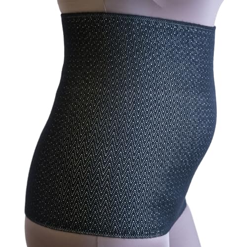 BODYPERFECT Faja Lumbar Hombre Muje Trabajo de Lana Reductora Cinturón Pancera Banda Térmica de Cintura Made in Italy XL