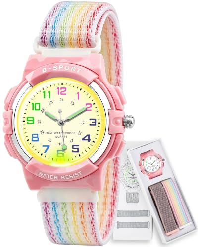 Image of Juboos Kids Watch Analog for Boys Girls Teens Waterproof Sport Wristwatch