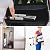 LUISLADDERS Telescoping Ladder, 12.5ft Aluminum Lightweight Extension Folding Telescopic Ladder Button Retraction Slow Down Design EN131 330lbs Max Capacity, Multi Purpose RV Ladder for Outdoor Work