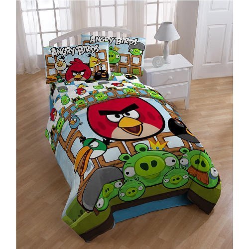 Angry Birds Twin Comforter Set