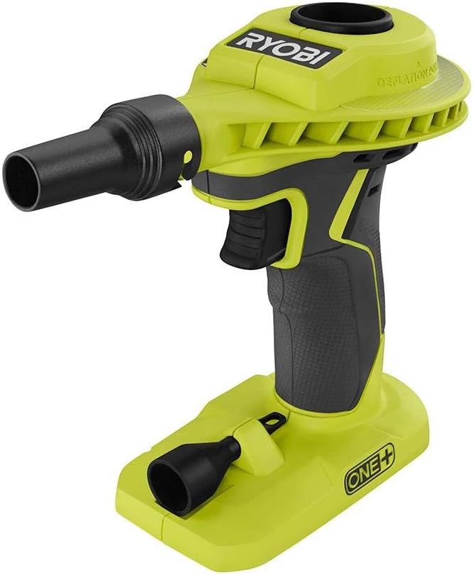 RYOBI 18-Volt ONE+ Cordless High Volume Power Inflator (Tool Only) P738 (Bulk Packaged, Non-Retail Packaging)