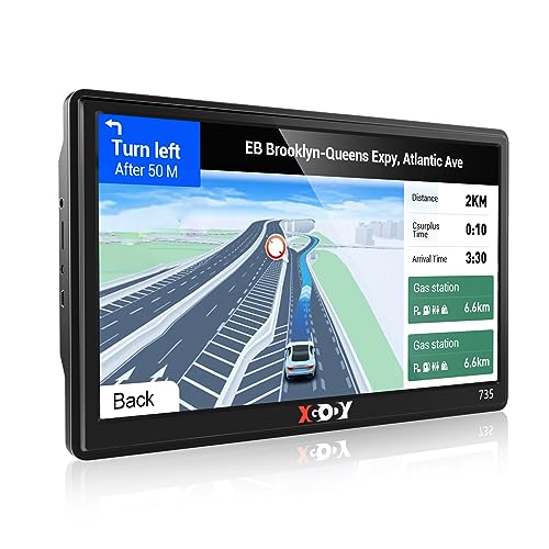 XGODY GPS Navigation for Car Truck Drivers 7 inch Navigation Systems for Car with Voice Guidance and Speed Camera Warning 2D&3D map Americas Maps Free Lifetime Map