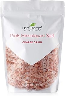 Plant Therapy Pink Himalayan Salt Coarse 2 lb bag Rich in Nutrients and Minerals to Improve Your Health