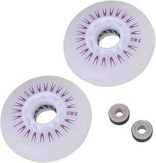 Garneck 2 Peças Acessórios Sapatos De Patinação Polias Iluminados Rodas Rodas De Patinação Flash Rodas De Patinação Sapatos De Patinação Acessórios Cor Variável Rodas Para