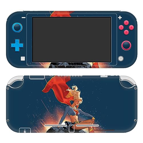 Peau vinyle Nintendo Switch Lite Supergirl pour jouer avec style en voyage