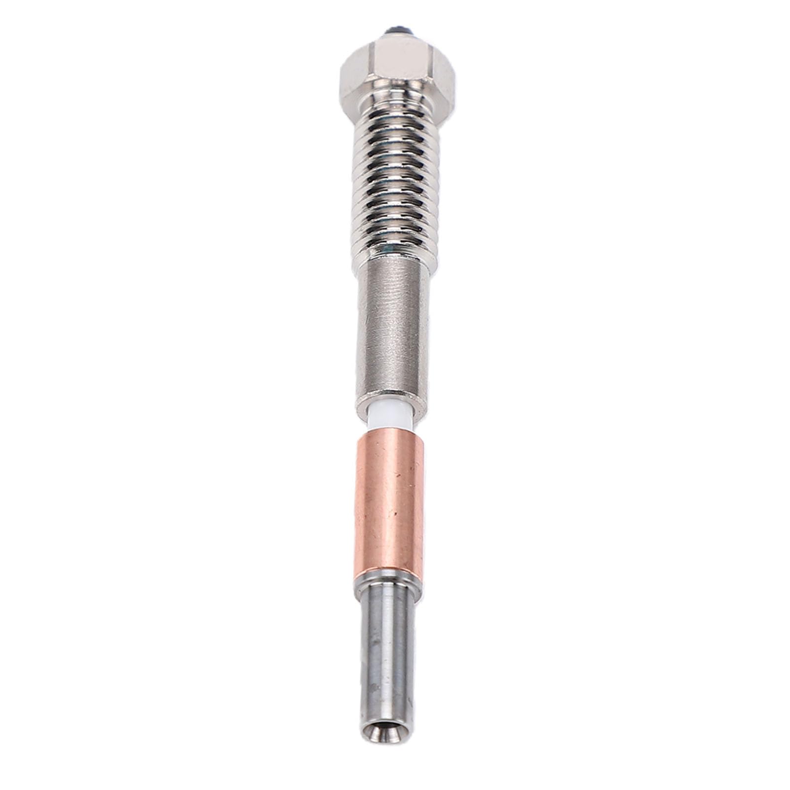 Annadue Reemplazo de Boquilla Bimetálica para Impresora 3D QIDI Q2 Q2C, Boquilla de Acero Endurecido de 5 Piezas con Garganta de Cerámica, Hotend Totalmente Metálica de 0,2/0,4/0,6/0,8 Mm,