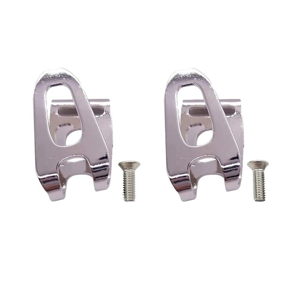 Lagomloot 2pcs Steel Belt Clip with Screw, Compatible with 12V for cxt and 18V for lxt Cordless Drill Driver Wrench Models DTD152 DTD129 BDF451 BHP452, Replacement for Part 346449-3