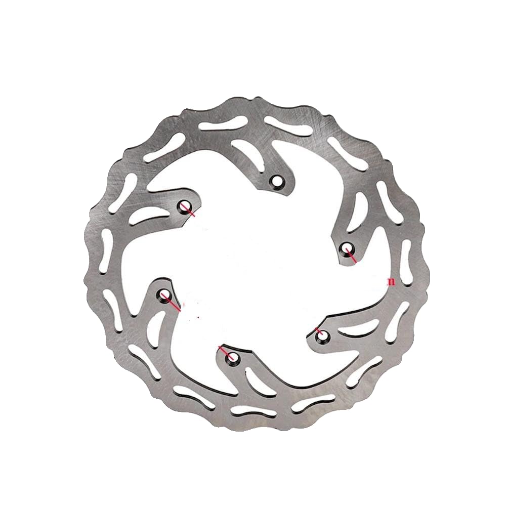 250mm/245mm Front and Rear Brake Disc Rotor Set Compatible With YZ125 YZ250 YZ250F YZ450F YZ125X YZ250X YZ250FX YZ450FX WR250 Motorcycles(Rear Brake Disc)