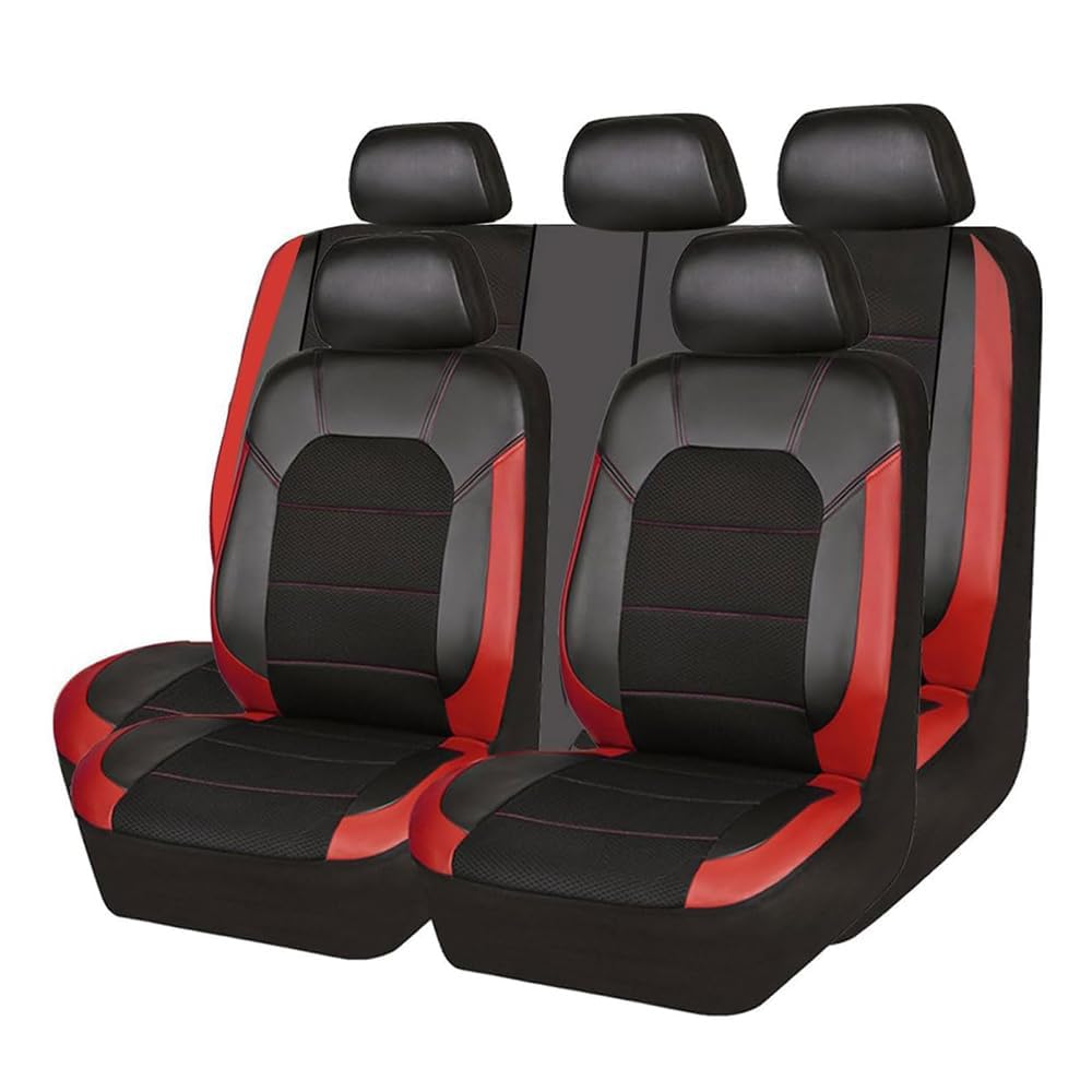 Housses de siège pour Ford Kuga 3 en cuir rouge protecteur