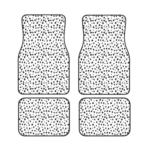 Alfombrillas de neopreno para coche que eliminan manchas de barro con diseño de dálmata