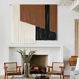 Macramé para colgar en la pared, 57 pulgadas de ancho x 43 pulgadas de largo