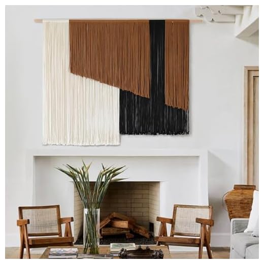 Dip-Dye Macrame Wall Hanging Art