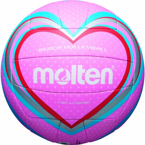  Molten Ballon de Beach Volley Taille 5 Rose/Bl...