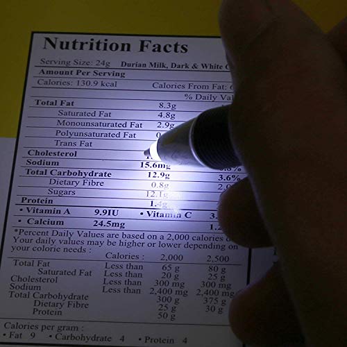 Yacig Pen With Light, Light Up Ballpoint Pen, Bright Lighted Pens For Writing In The Dark Led Light Flashlight Nurses Pen With Light Tip 1 Pack Penlight-White Light #TOP4