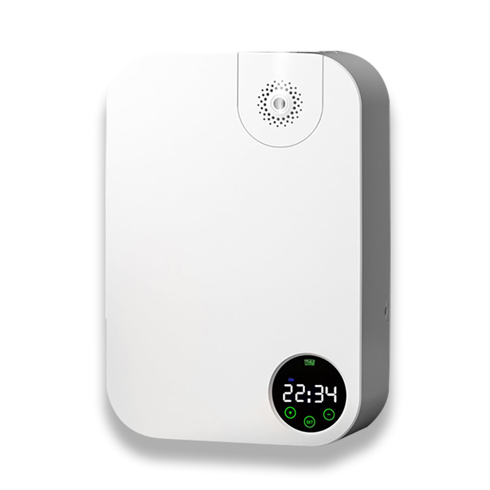 Difusor De Aromaterapia Inteligente, Difusor De Aceites Esenciales con Tecnología De Aire Frío, Ajuste De Tiempo De 4 Segmentos, con Panel Táctil, Instalación En Pared O Escritorio