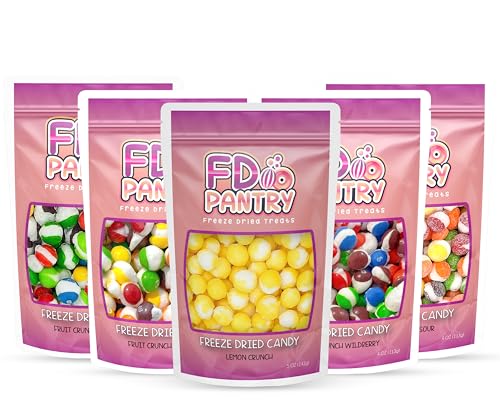 Freeze Dried Candy Variety Pack, Fruit Crunch, 4 oz,