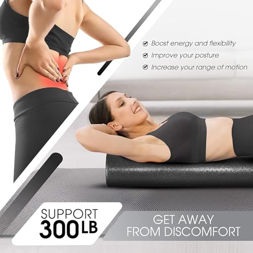 image for Yes4All High Density Foam Roller for Back, Variety of Sizes & Colors f