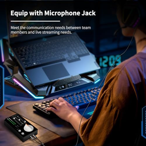 Image of SMSL R1 DAC Headphone Amplifier, Desktop USB C Digital to Analog Audio Converter for Gaming PC PS5, Microphone /USB /Opt /Coax Input 3.5mm /4.4mm Balanced /RCA Output, EQ Mode /Bass /Treble Adjust (Black)