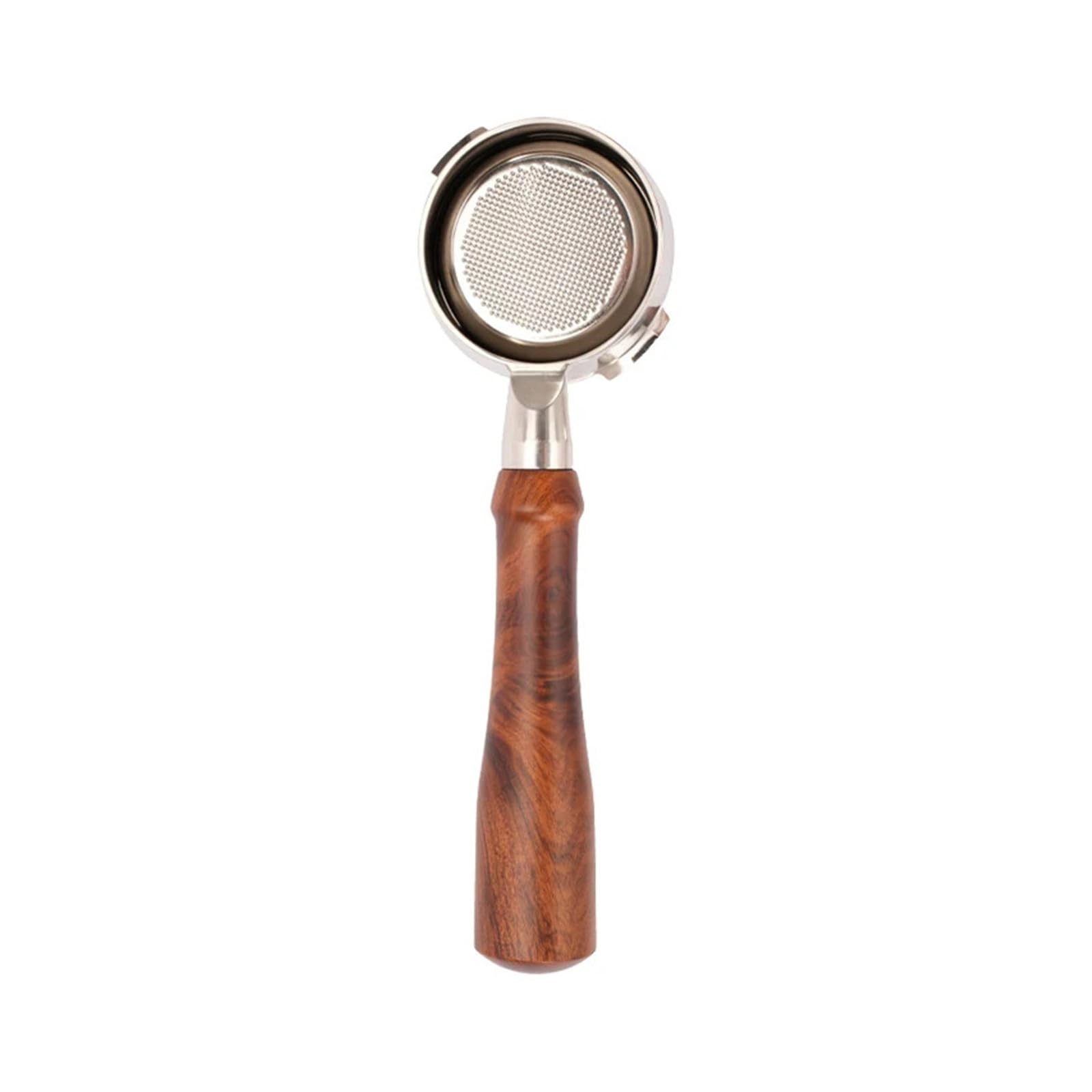 Compatible con portafiltro sin fondo GAGGIA 58MM | Café, mango de madera maciza, desnudo, cesta de filtro, accesorios de barista(GAGGIA White)