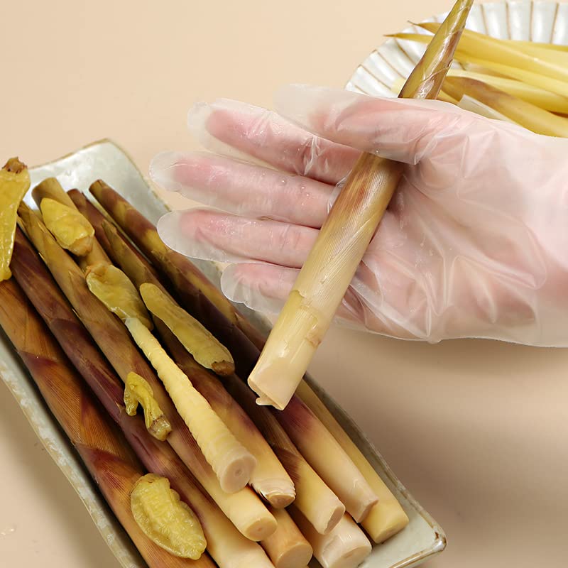 Miniatura 6 de Brotes de bambú fresco de especialidad china, comida informal lista para comer, brotes de bambú crujientes, brotes de bambú pelados a mano, paquete