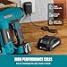 ALLOYPOWER 2 in 1 Cordless Brad Nailer/Electric Stapler with 2.0Ah Battery and Charger,1000pcs Nails and 500pcs Staples Included for Home Improvement & Woodworking