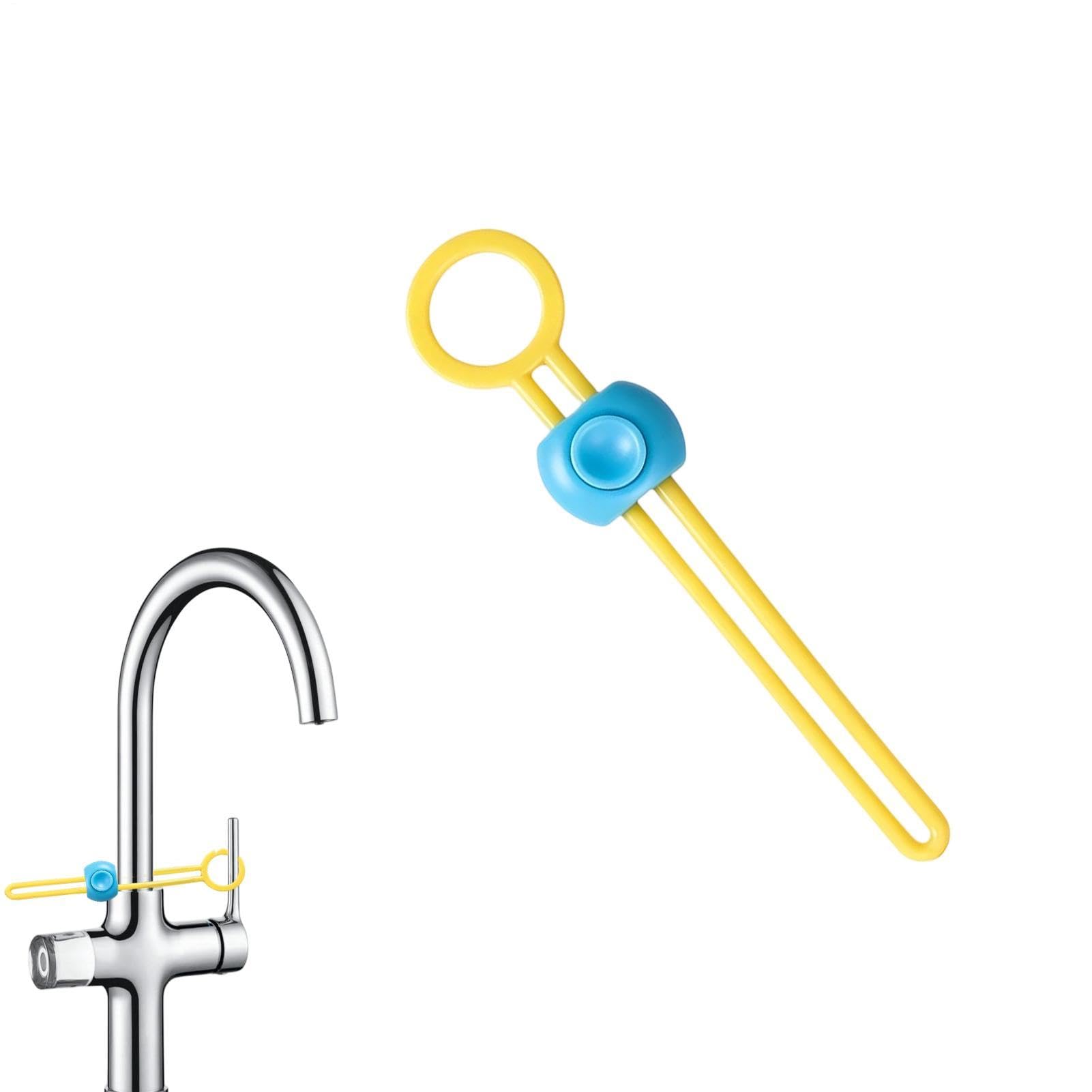 Wasserhahn Kindersicherung Verriegelung Elastischer Sicherheitsstopper aus | Schutz für Haustiere Für Mülleimer, Kommode, Wohnmobil, Katze, Hund, Schrank, Küche und Möbel