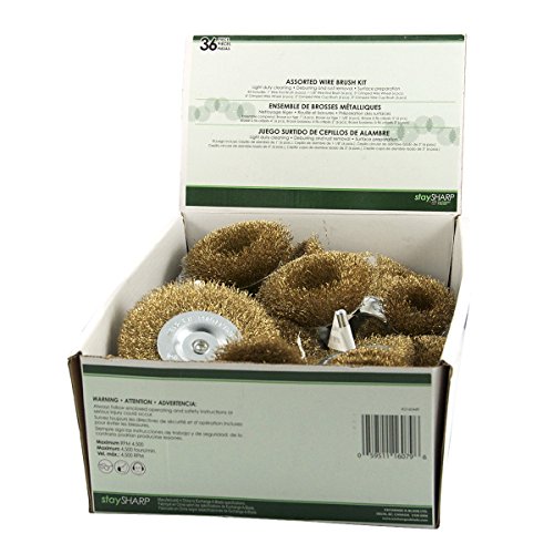 Image of EAB Tool 2160449 Carbon Steel Standard Wire Wheel Wire Brush - Recyclable,