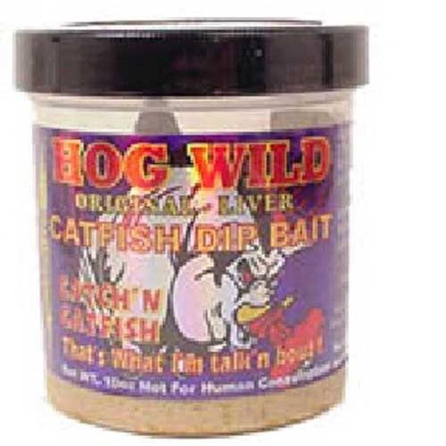 Magic Bait Catfish Hog Wild Chicken Blood Dip Bait, 10-Ounce, Red