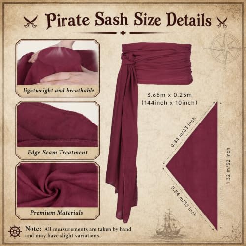 Image of Renaissance Pirate Belt Pouch with Coin Purse Skirt Hike Bracers