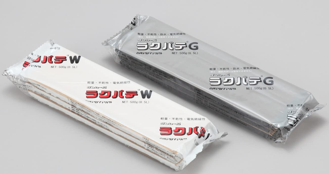 Amazon.co.jp: ダンシール ラクパテ 500g 3個 (色：ホワイト) : DIY 