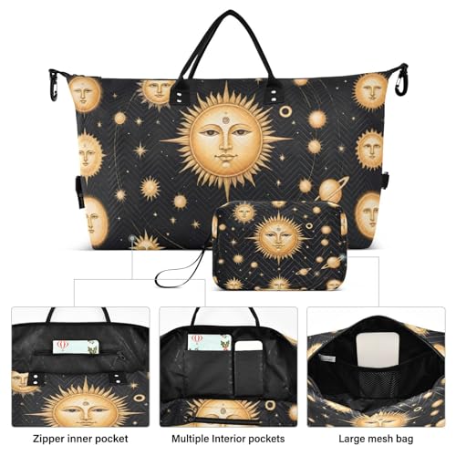 Large Travel Duffel Bag, Symbols Bodies Sports Tote Gym Bag, Shoulder Weekender Overnight Bag for Women Men, Carry On Luggage with Toiletry Bags2