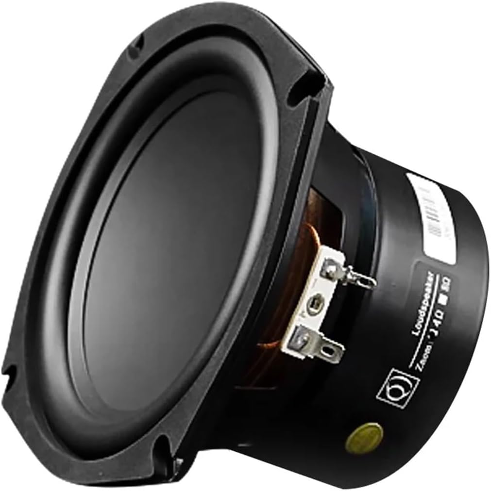 5.25 Inch 35W Woofer Subwoofer Speaker Unit HiFi High Power Sound Speaker Rubber Bass Loudspeaker Home Theater(4 Ohm Speaker)