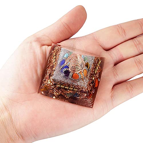 ̃NX^GlM[Ro[^Orgonite PyramidOrgone Stone Lucky Lucky Lucky Pynyȗ-ISiCgs~bh