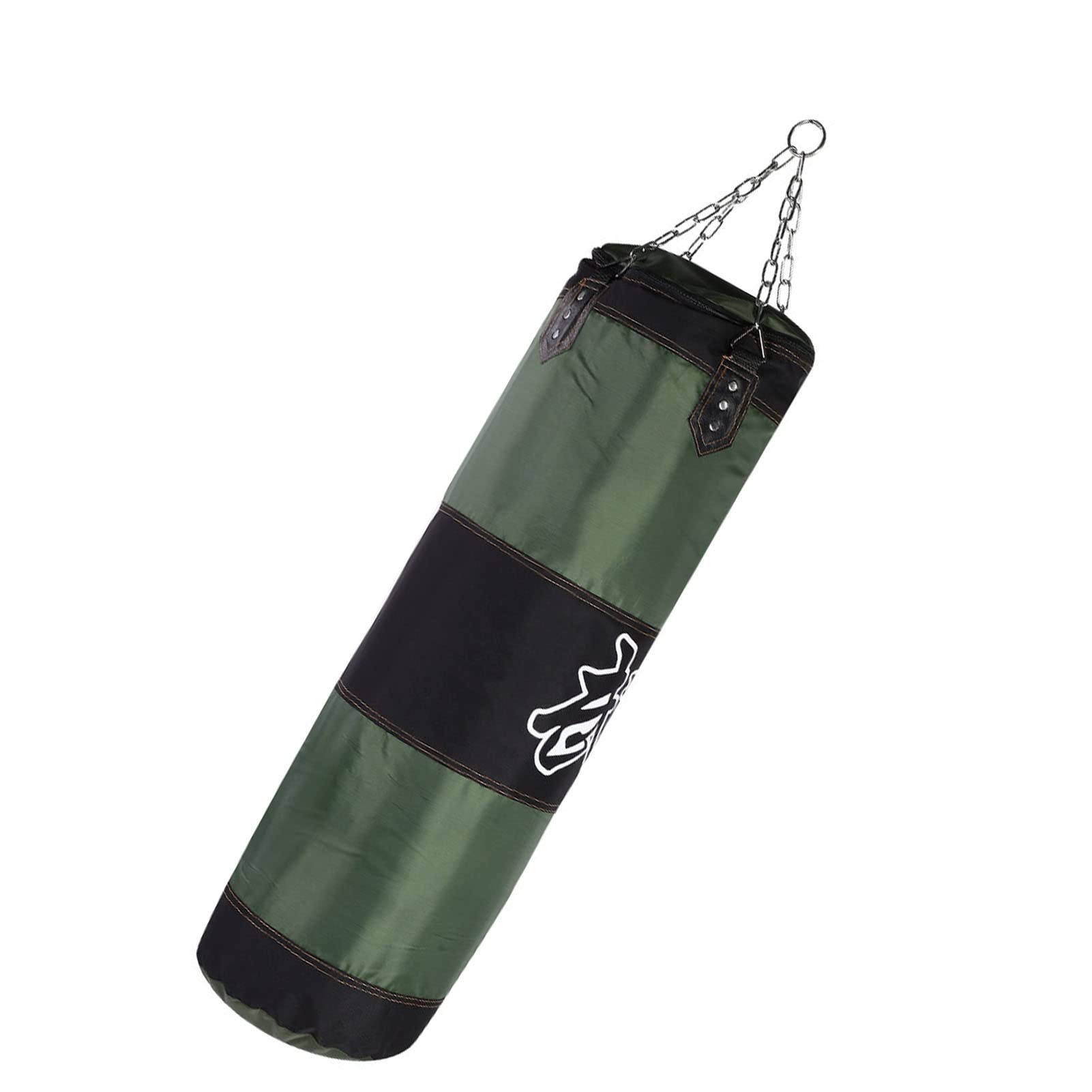 Sacco di Sabbia per Calci, Strumento di Allenamento per Sacco di Sabbia Vuoto in Tessuto Oxford Resistente per Boxe, Lotta, Karate (Green)