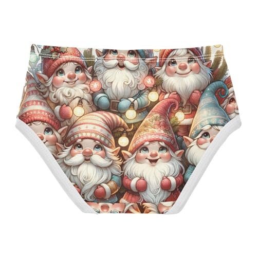 Cotton Toddler Girls Underwear Cute Gnome Family Cute Panties Girl Pattern Briefs Girls Undies 2t2