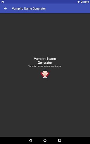 Vampire Name Archive – vue 5