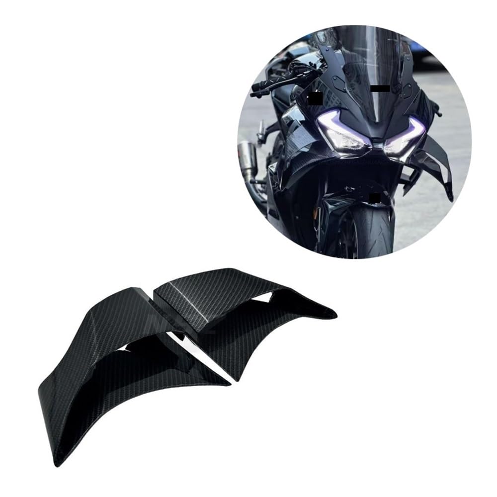 Motorradverkleidung Seitenabdeckung Für CFMOTO 675SR 675 SR-R 2024 2025 Motorrad Seitenflügelsatz Feste Winglet-Verkleidung Schallwand Spoiler Verkleidungsabdeckung