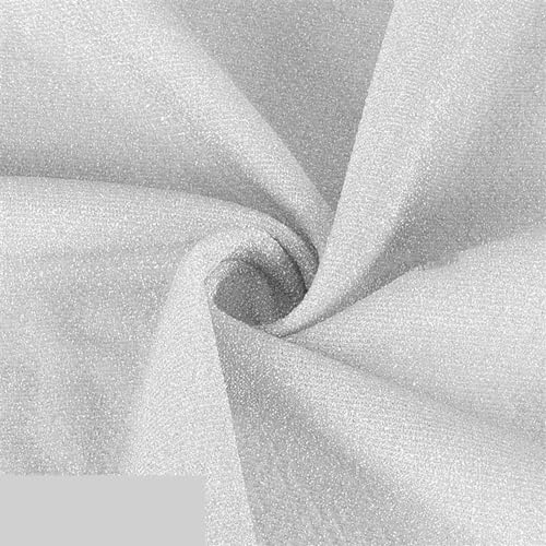 Tissu pailleté haut de gamme multicolore 150x50cm pour confection de vêtements
