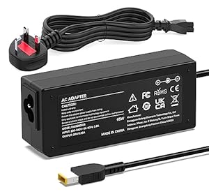 65W Yellow USB Laptop Charger Compatible with Lenovo Thinkpad T440 T440s T450 T450s T460 T460s T470 T470s T550 T560 T570 X240 X250 X270 Z50 Z70 Yoga 2 11 11S 13 Power Supply Adapter