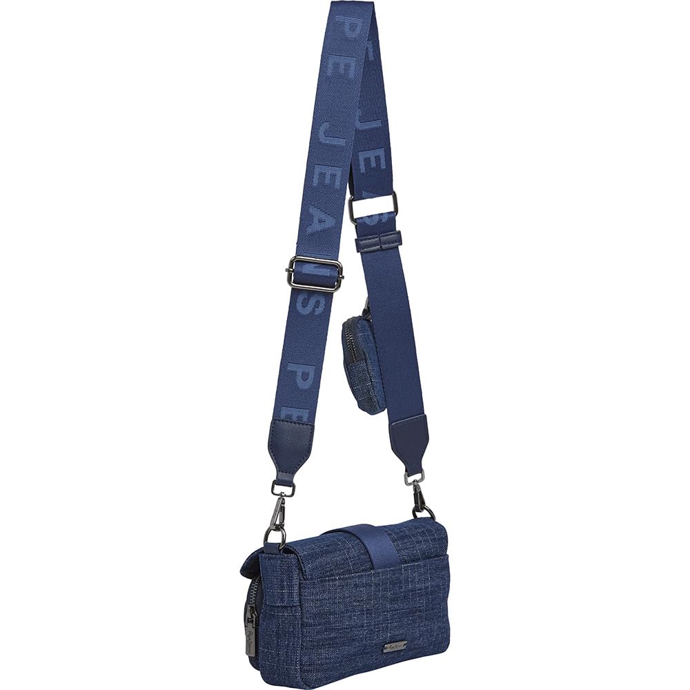 Pepe Jeans BAGBolso GISELDA para mujer, morado (azul índigo claro), talla única, BAGPurple (Light Indigo Blue), Talla única