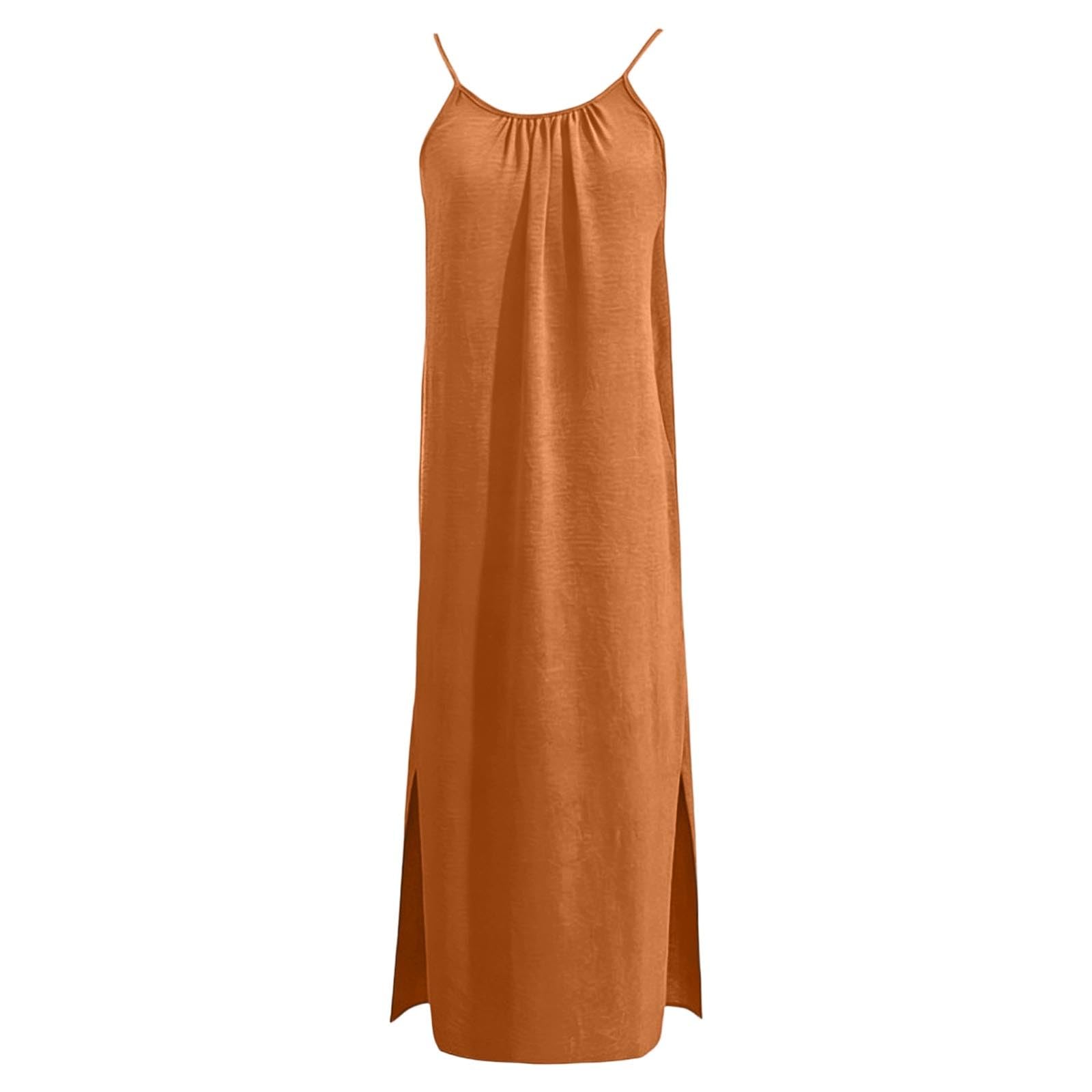 Vestidos de verano para mujer, de moda, para verano, vacaciones, espalda descubierta, casual, playa, verano, camisola, ajuste holgado, fluido, compromiso, cita, noche, salir, elegante, sexy, trabajo