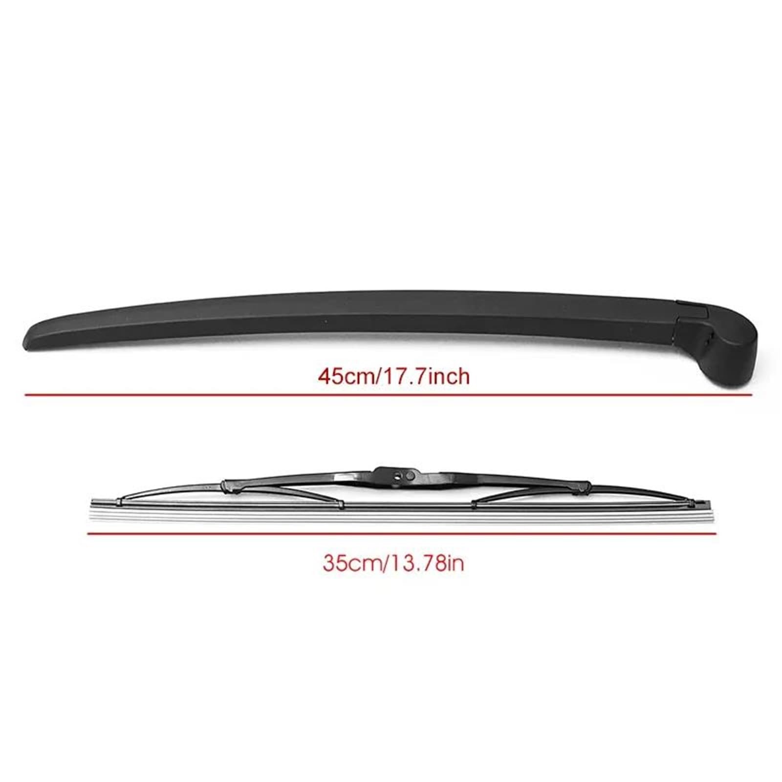 Kit Set Braccio E Spazzola Tergicristallo Posteriore da 14" per A&UDI A4 B6 B7 S4 2001-2008 2002 2003 2004 2005 Parabrezza Lunotto Posteriore Tergicristallo