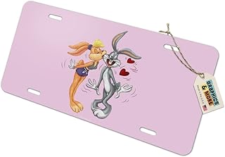 GRAPHICS & MORE Looney Tunes Bugs and Lola Kiss Novelty Metal Vanity Tag License Plate