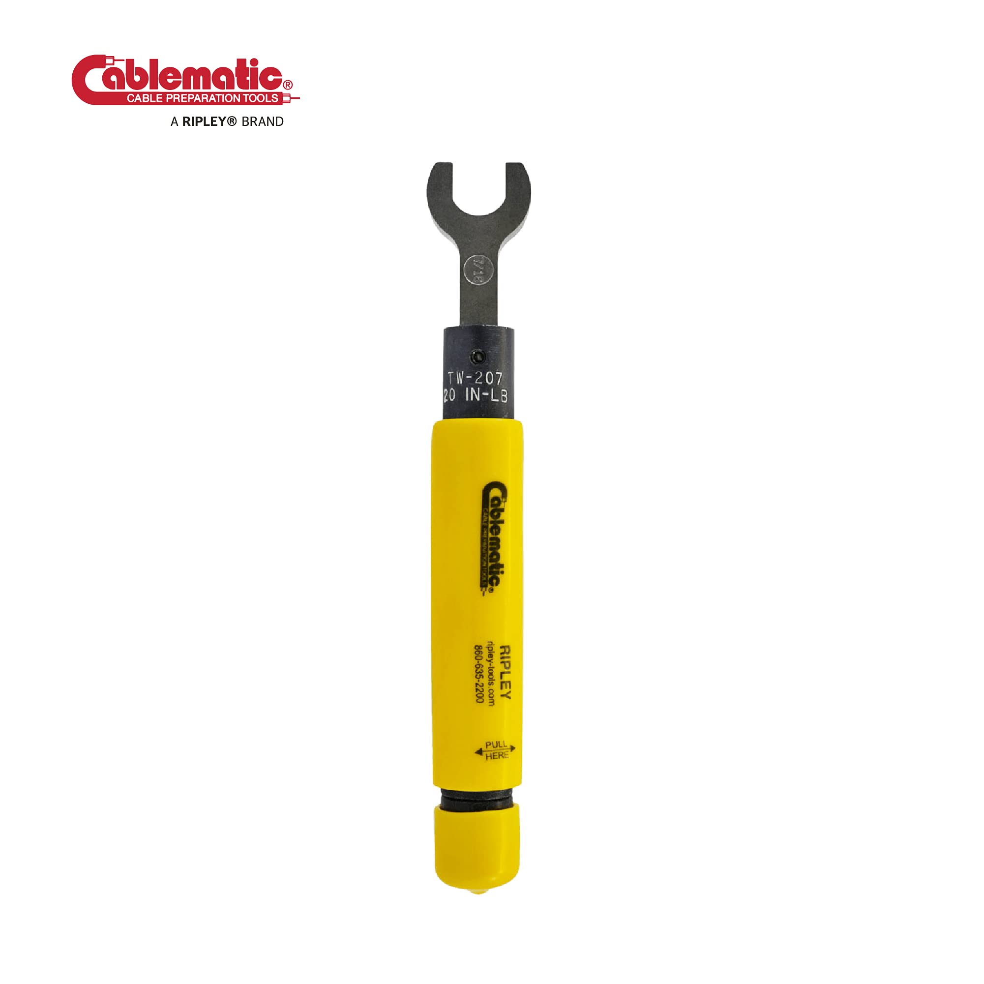 まきろん Amazon | CABLEMATIC 7/16インチ ストレートヘッドトルクレンチ