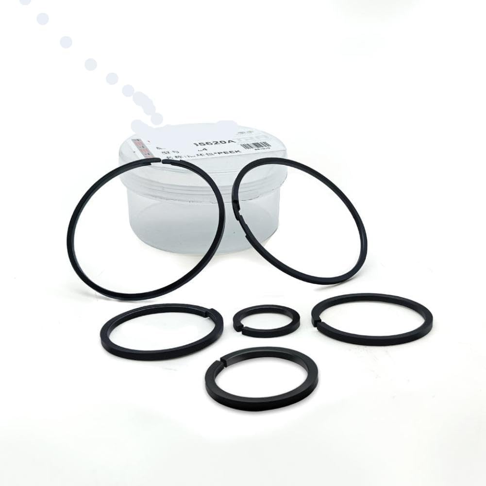 6PCS Set DPO AL4 Transmission Kit Oil Sealing Rings Compatible with 307 206 207 306 406(PEEK Material Rings)