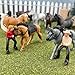 Safari Ltd. Horse Lovers TOOB - 8 Figurines: Gypsy Vanner, Clydesdale, Arabian, Percheron, Quarter, Palomino, Cowboy, Cowgirl - Educational Toy Figures For Boys, Girls & Kids Ages 3+