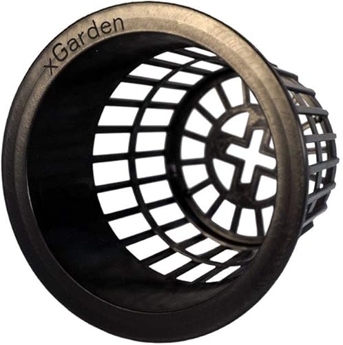 Miniatura 6 de xGarden - Macetas de red resistentes - Borde ancho y lados ranurados - para hidroponía y acuapónica - Plástico resistente a los rayos UV y libre de