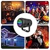 Dtaigou Proiettore di Halloween per esterni, decorazioni di Halloween, proiettori a LED, per interni ed esterni, Halloween, lampada di proiezione a LED di Halloween per la decorazione di #3