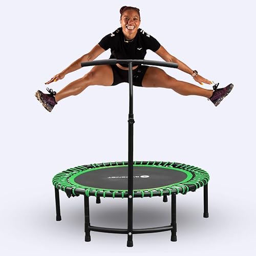 Miniatura 1 de Trampolín de fitness para adultos y niños, trampolín de ejercicio de rebote interior para entrenamiento, fitness para entrenamiento de rebote