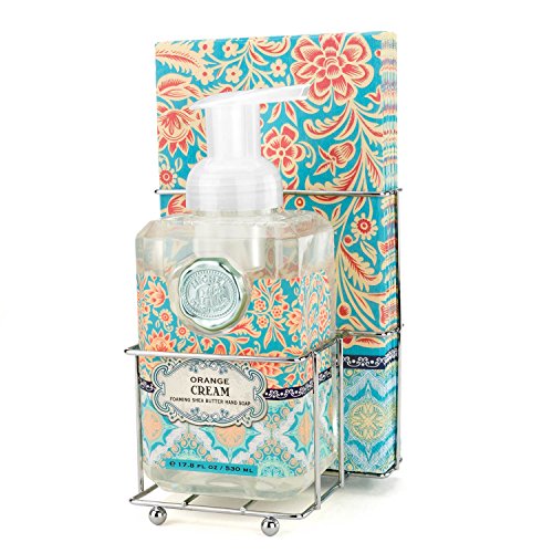 Michel Design Works Foaming Soap Napkin Set, Orange Cream